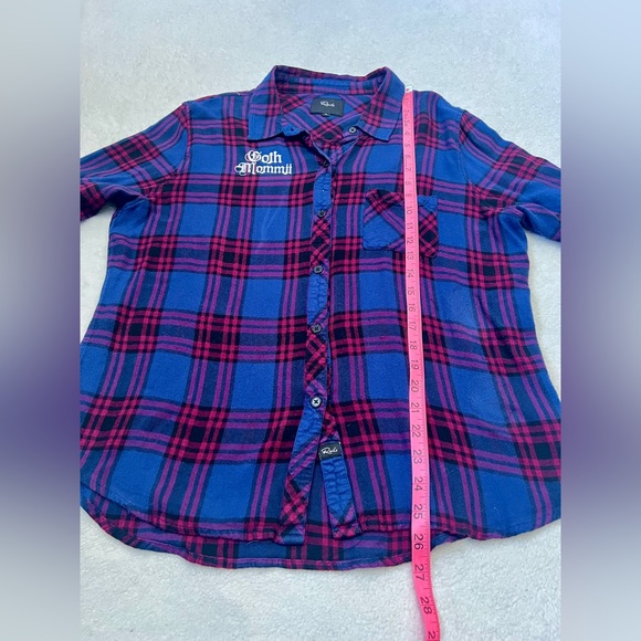 Rails Plaid Hunter 'Goth Mommji' Button Down Top - XL - Picture 4 of 13